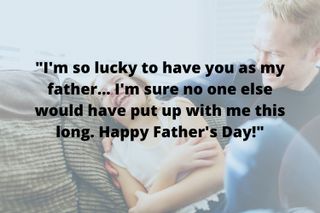 A funny Father's Day quote