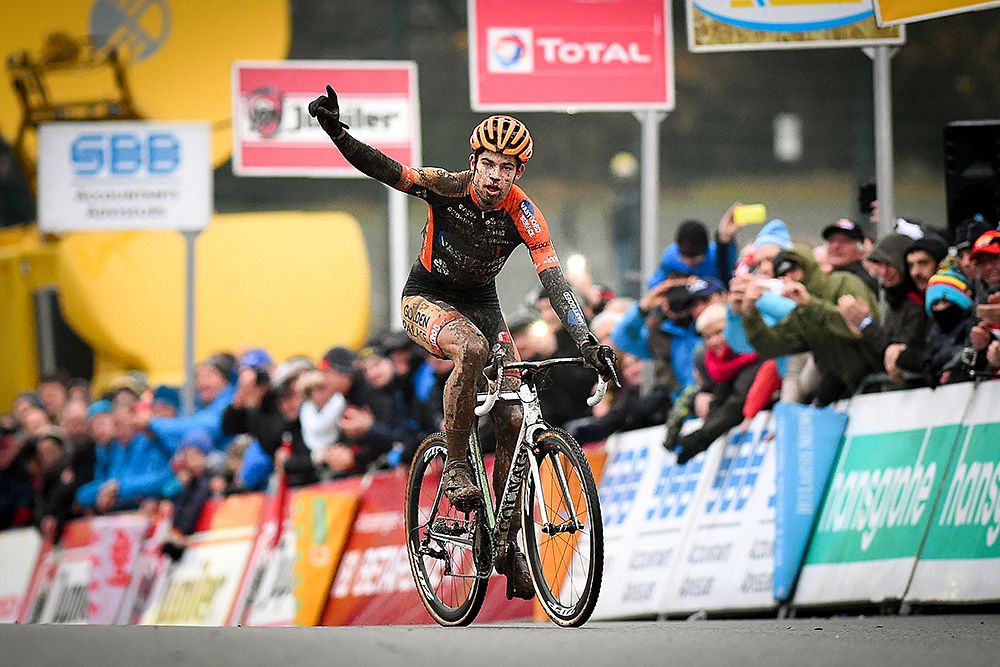 Wout Van Aert (Vastgoedservice-Golden Palace) wins Superprestige Francorchamps