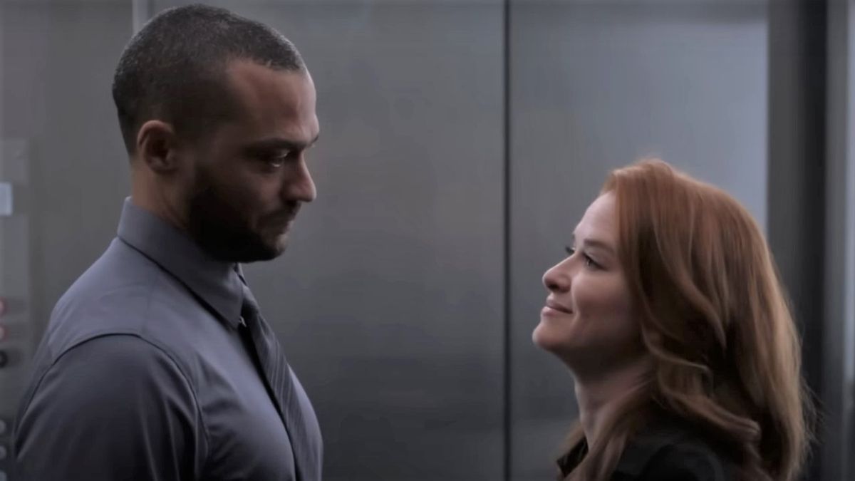 Jesse Williams and Sarah Drew on Grey&#039;s Anatomy