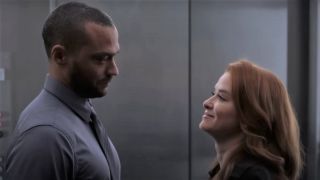 Jesse Williams and Sarah Drew on Grey's Anatomy