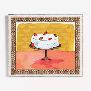 Artfully Walls Strawberry Cake Wall Art