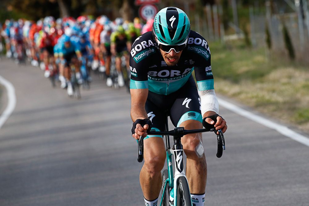 Daniel Oss tried a late escape during stage 2 at Tirreno-Adriatico