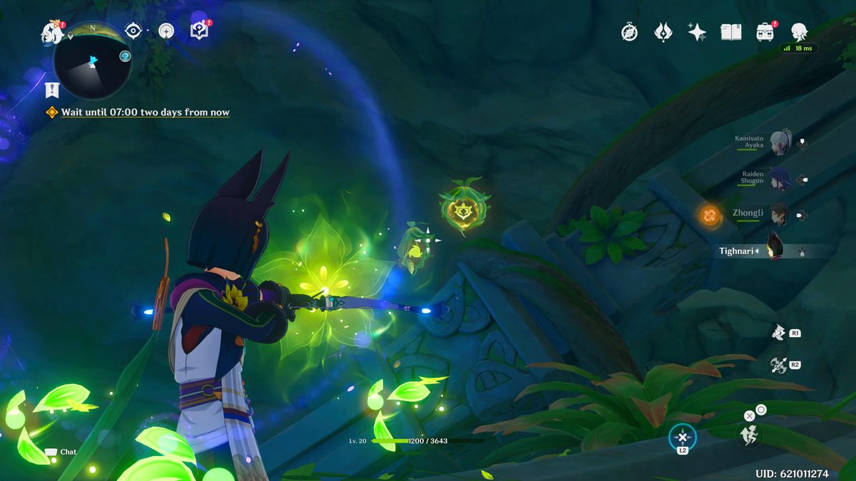 Genshin Impact dendrograna puzzle