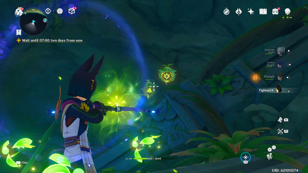 Genshin Impact dendrograna puzzle