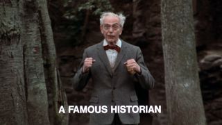 Screenshot of "a famous historian" in Monty Python and the Holy Gral