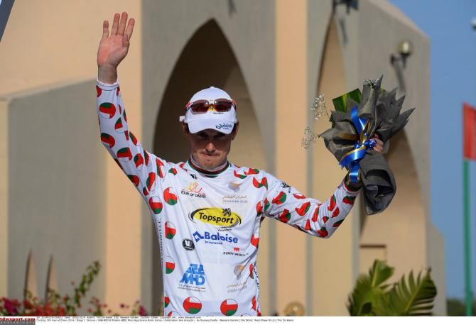 Preben Van Hecke (Topsport Vlaanderen-Baloise) was awarded the most aggressive rider prize in stage 1 at the Tour of Oman