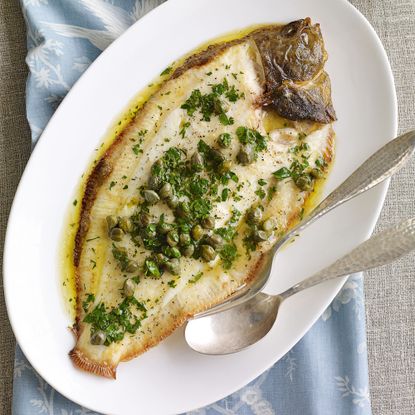 Grilled Whole Sole with Lemon and Caper Butter recipe-recipe ideas-new recipes-woman and home