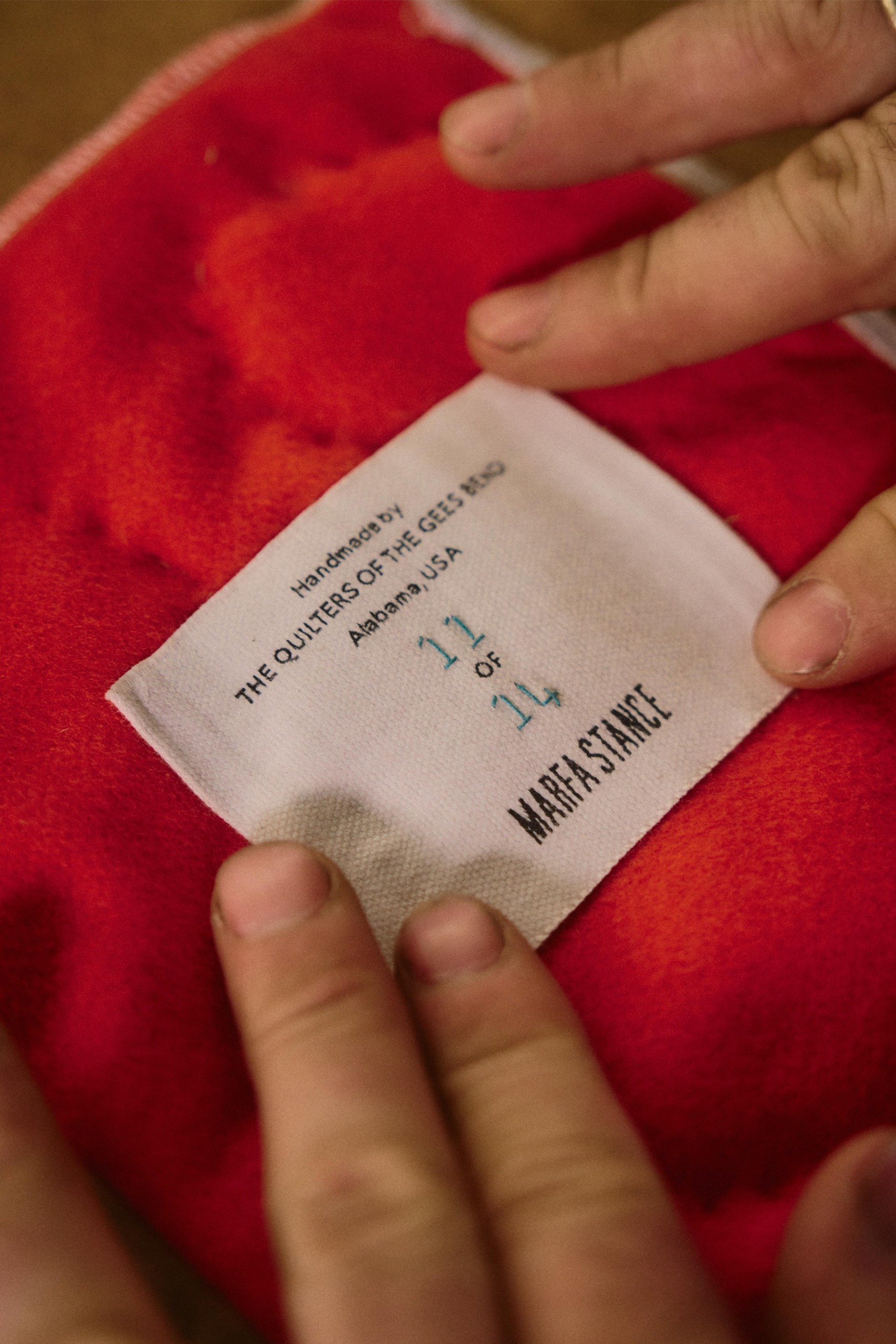 quilt label