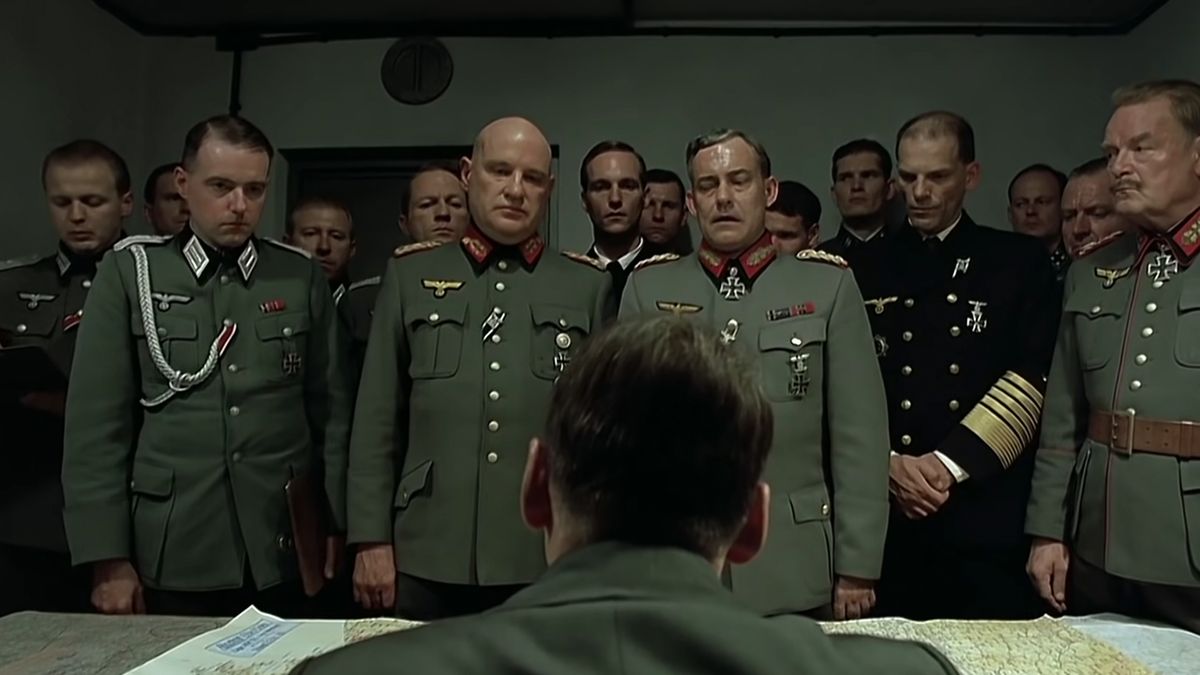 A scene in Downfall