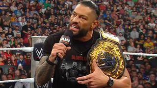 Roman Reigns on Monday Night Raw wearing a very expensive watch. 