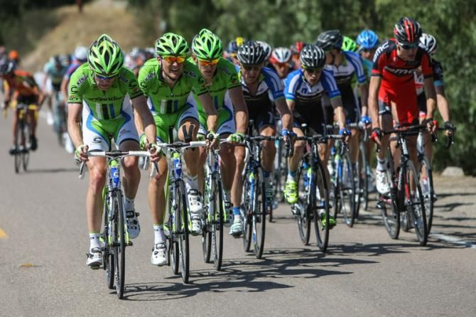 Cannondale comes to the front to bring back the break.