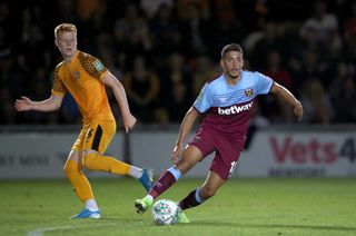West Ham knocked out Newport on Tuesday