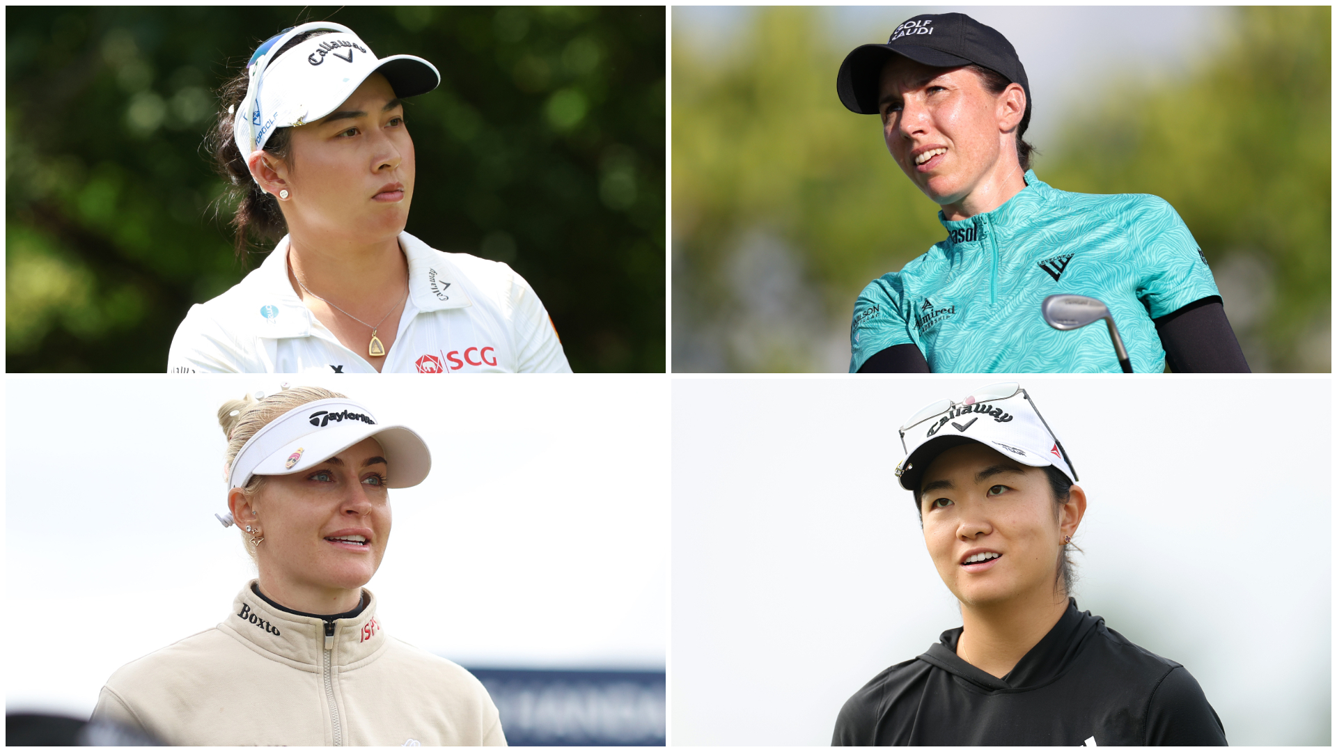 Jeeno Thitikul, Carlota Ciganda, Charley Hull and Rose Zhang