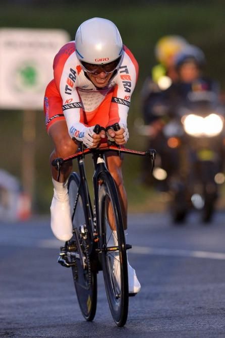 Joaquim Rodr&iacute;guez (Katusha) in the dying afternoon light