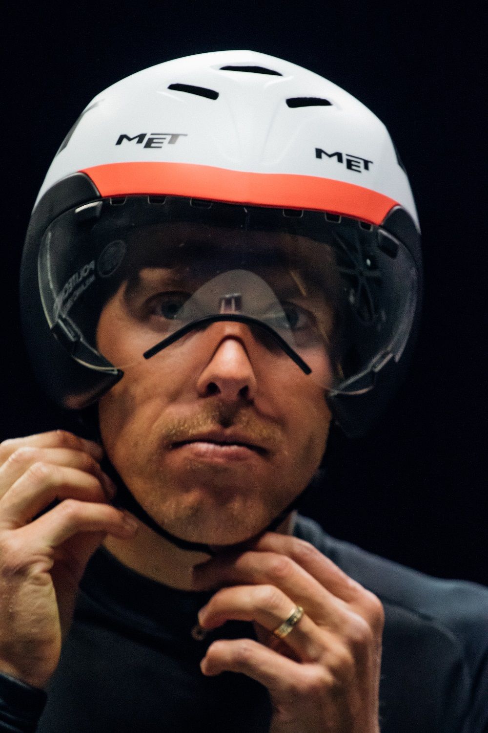 Buckled up and ready to go for Rui Costa