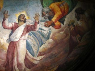 A Sebastiano fresco at San Pietro in Montorio