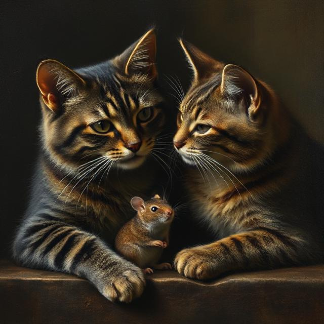 cats and mouse