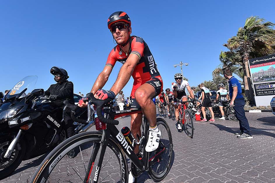 Philippe Gilbert after stage 2 of the Dubai Tour
