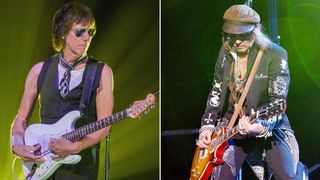 [L-R] Jeff Beck and Johnny Depp