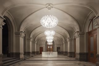 Royal Museum of Fine Arts Antwerp by KAAN Architecten vaulted lobby interior