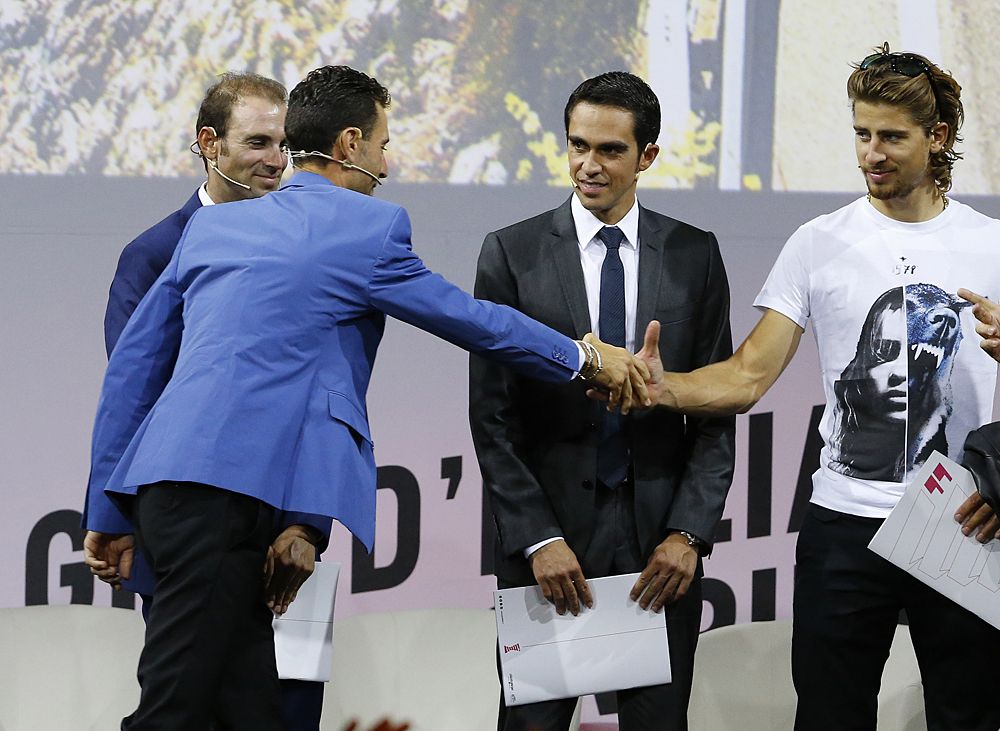 Alberto Contador and Peter Sagan