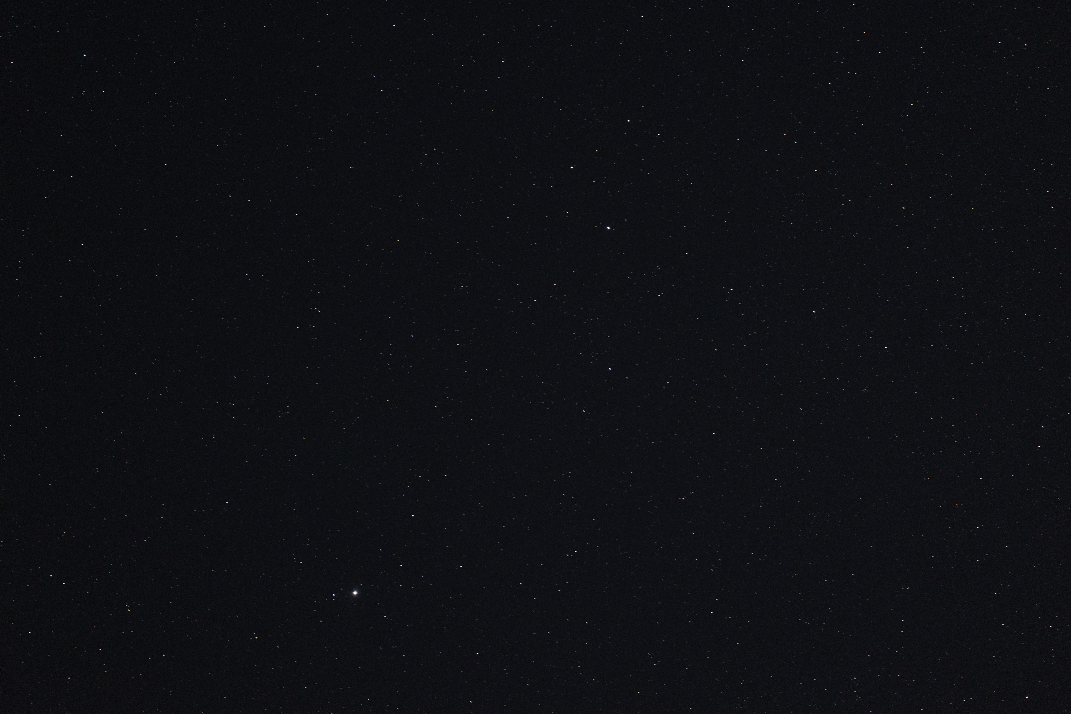 Astrofoto van de nachtelijke hemel genomen met Sigma 150-600mm