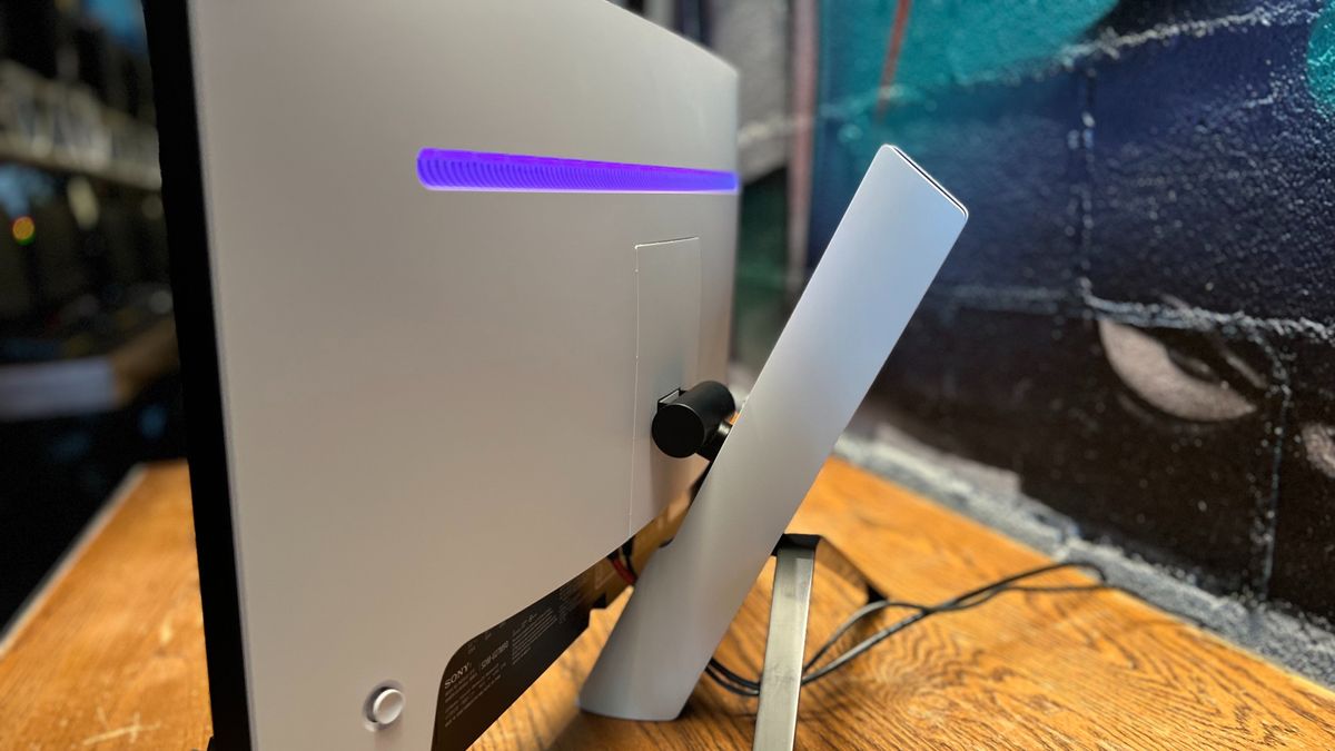 Sony Inzone M9 Monitor on a desk.