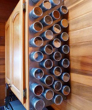 DIY spice rack