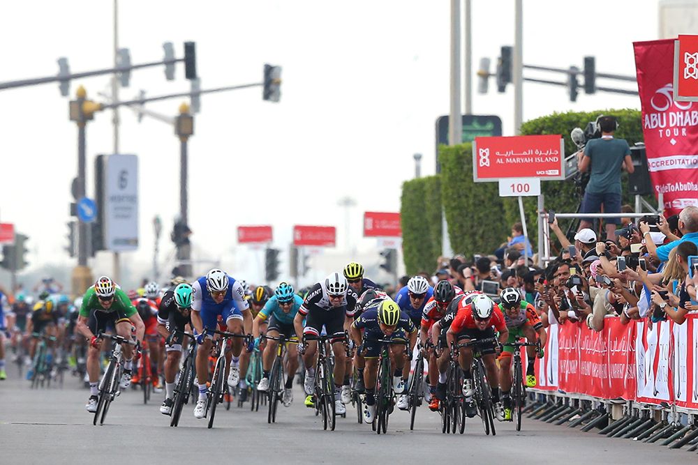 Marcel Kittel and Caleb Ewan go head-to-head on stage 2 of the Abu Dhabi Tour