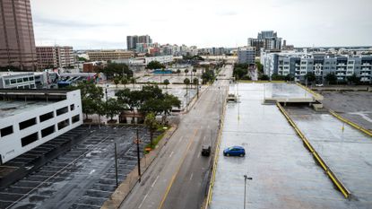 Tampa is empty ahead of Hurricane Milton