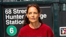 Katie Holmes spotted out and about on September 06, 2025 in New York City