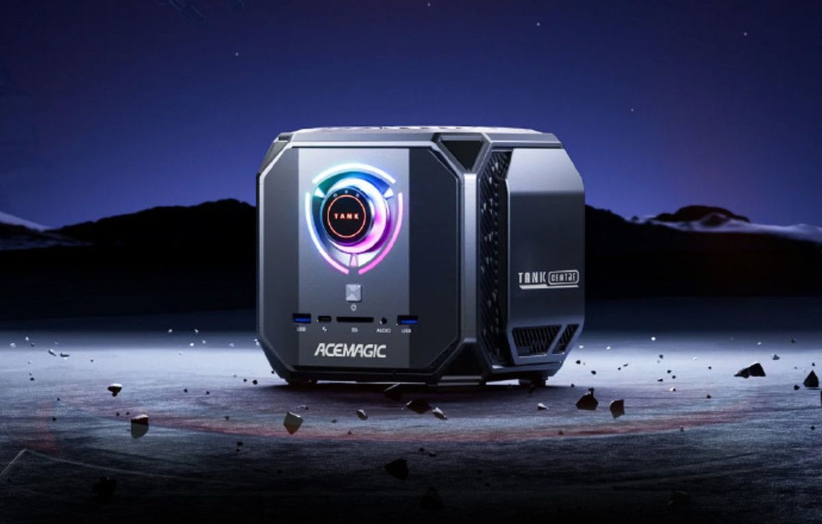 Acemagic just launched one of the weirdest-looking Ryzen AI Max+ 395 mini PCs to date - Tank M1A Pro+ supports 24TB storage, quad 8K screens and claims to match the RTX 4070M laptop GPU