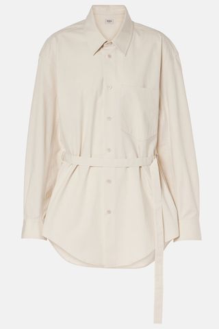 Tod's white belted shirt