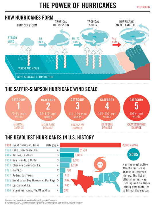 Infographic: The power of hurricanes  The Week