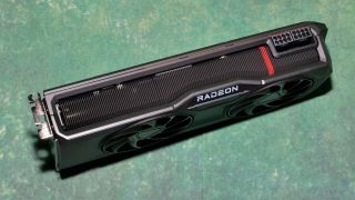 AMD Radeon RX 7800 XT reference card photos