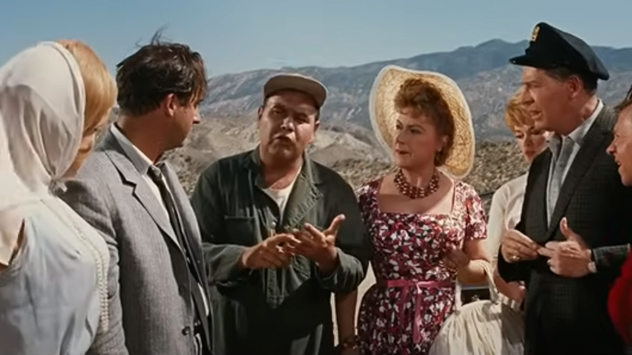 Jonathan Winters and the cast of It’s a Mad, Mad, Mad, Mad World