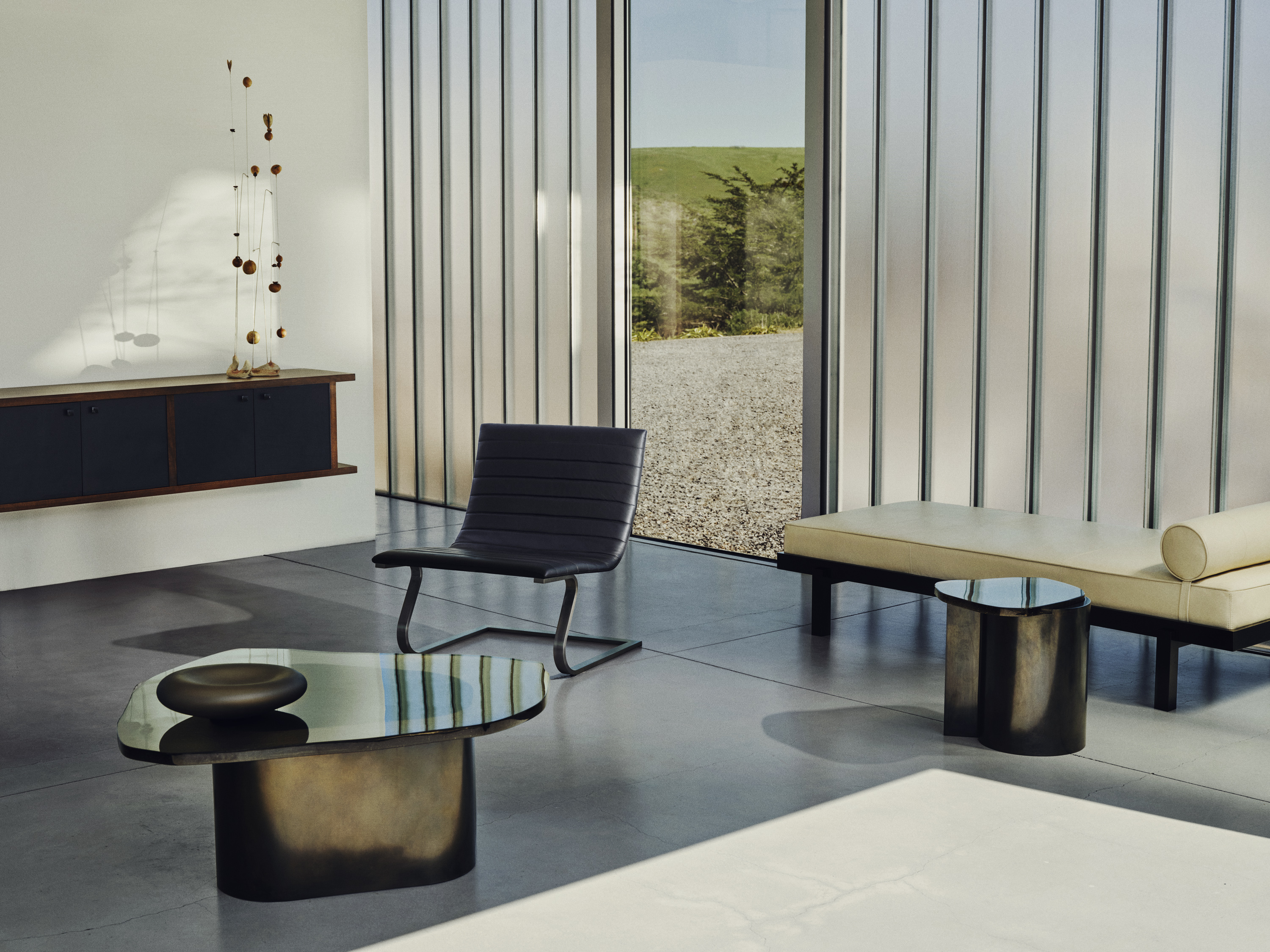 Maiden Home furniture inside a modernist home