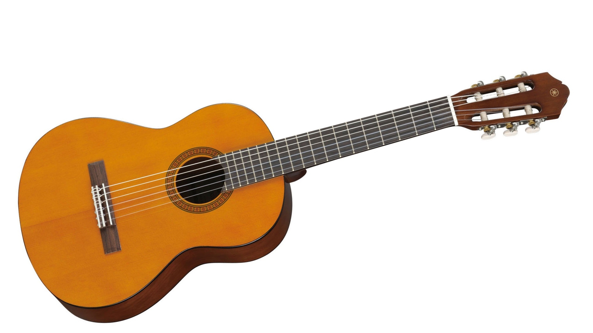 A Yamaha C40III classical acoustic guitar