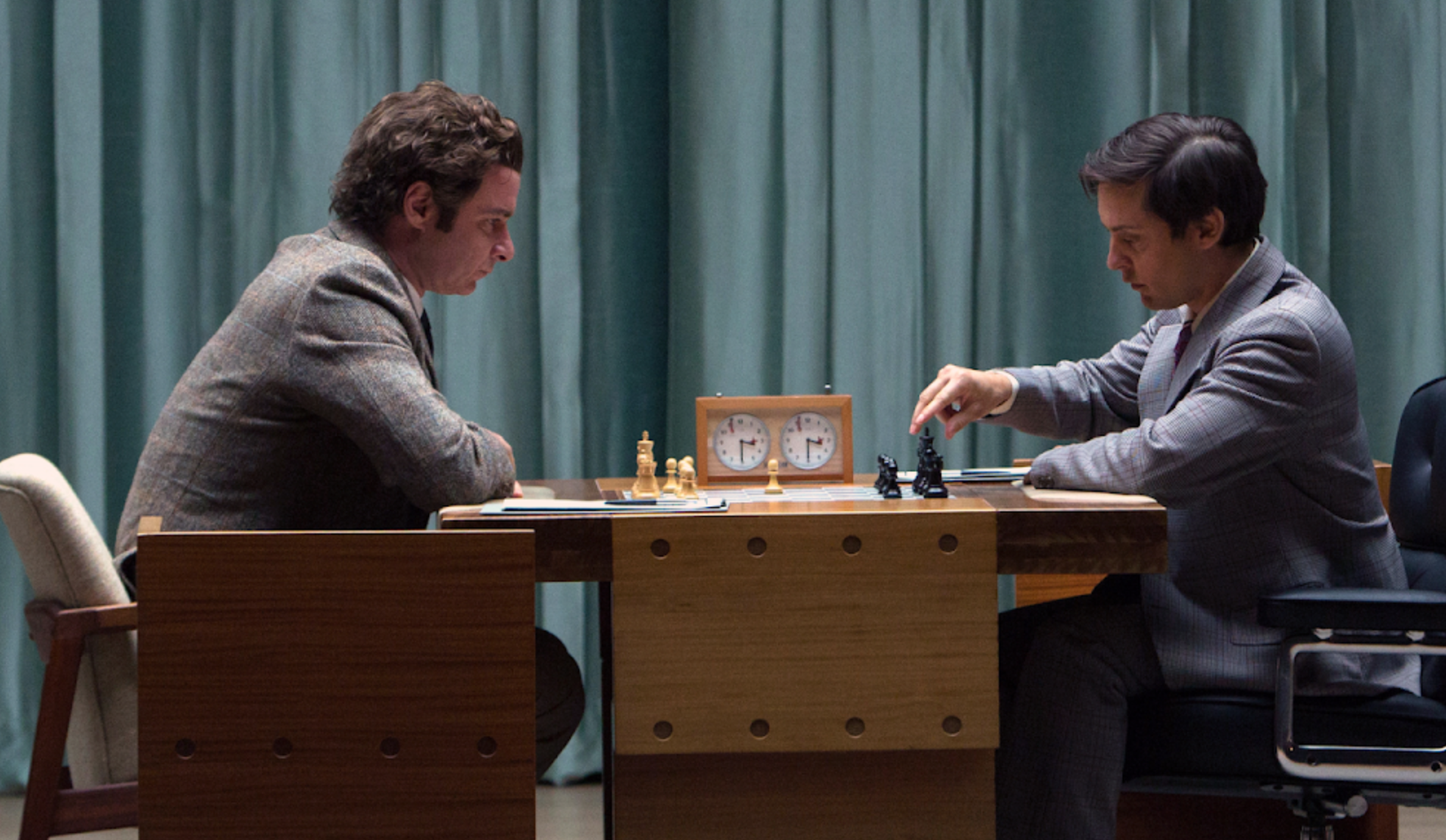 Pawn Sacrifice: people playing chess