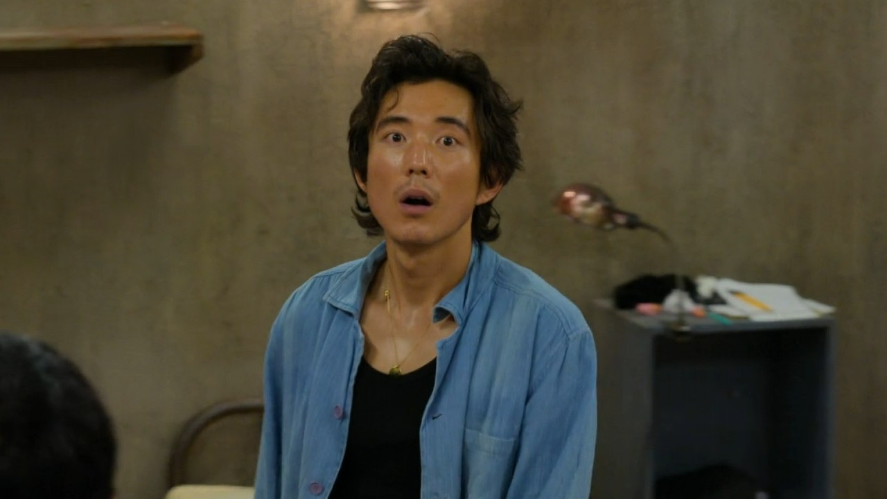 Justin H. Min looking shocked in The Devil's Plan.