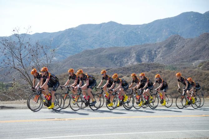 The Optum p/b Kelly Benefit Strategies team preps for the 2014 season at its California training camp