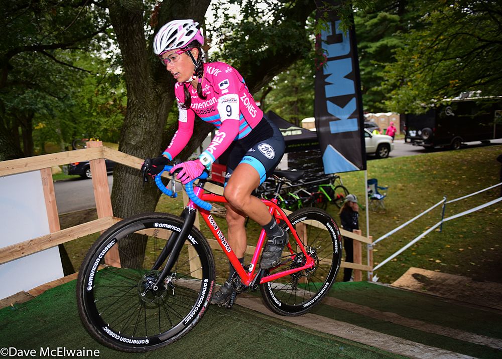 Courtenay McFadden (American Classic) with two laps to go