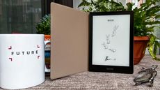 Cartoon wallpaper on the Onyx Boox Poke 5 ereader