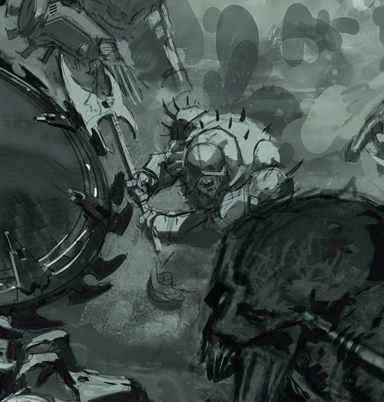 Doom the Dark Ages cover art tutorial