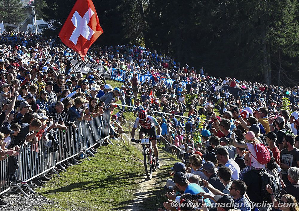 All of Switzerland came out to watch Nino Schurter