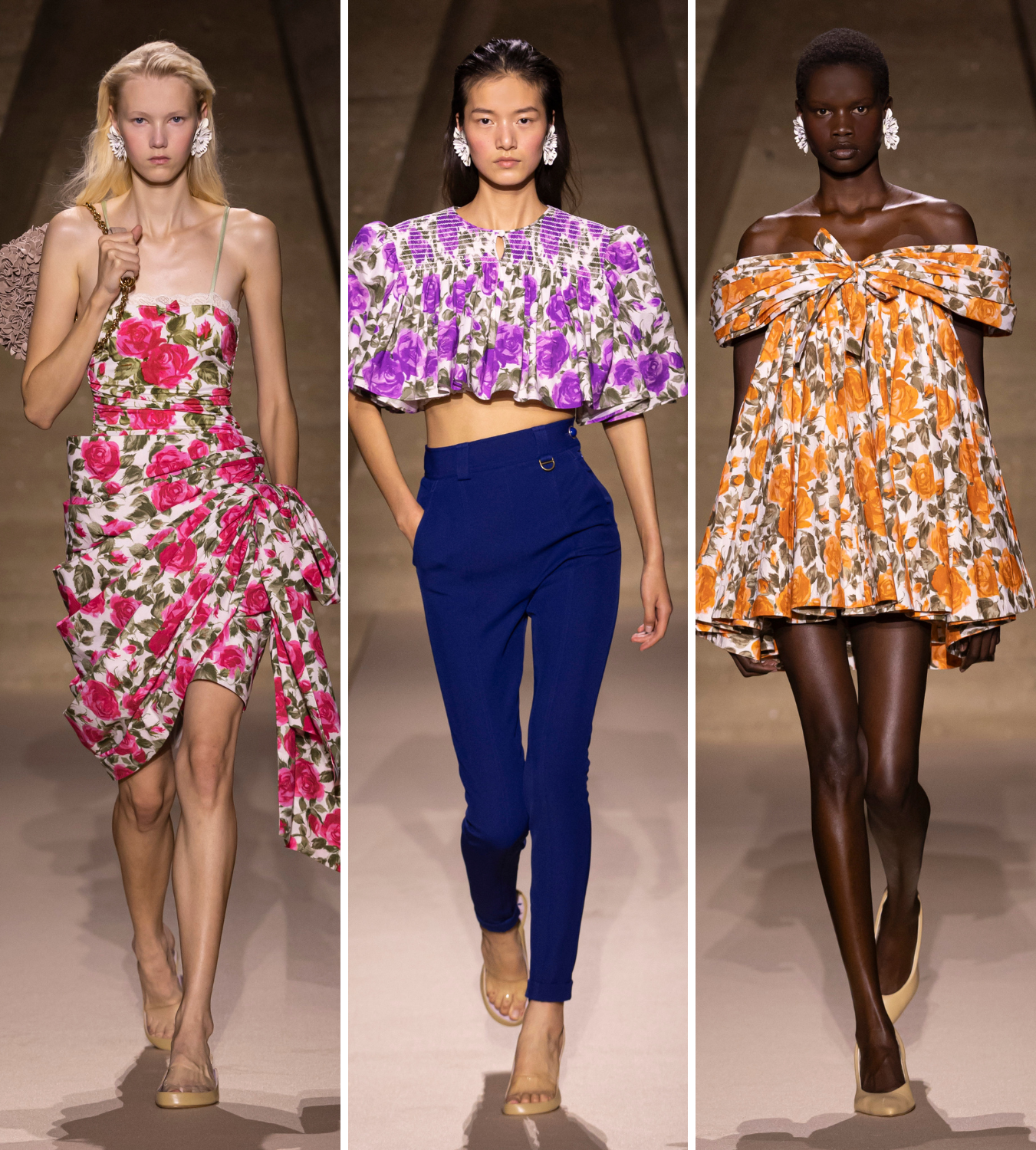 Chlo&amp;eacute; Spring/Summer 26 catwalk floral trend