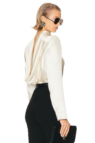 Drape Back Top