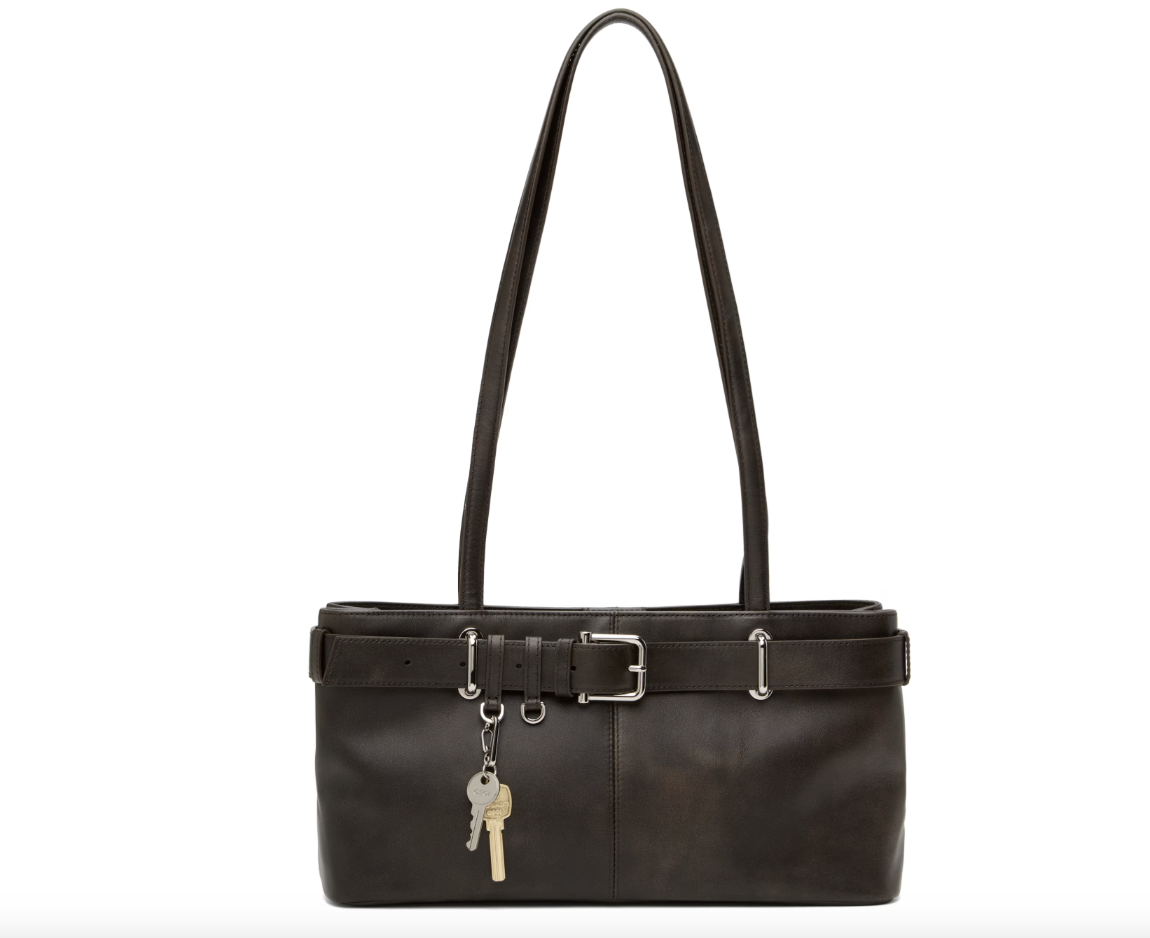 OSOI, Brown Shoulder Brocle Bag