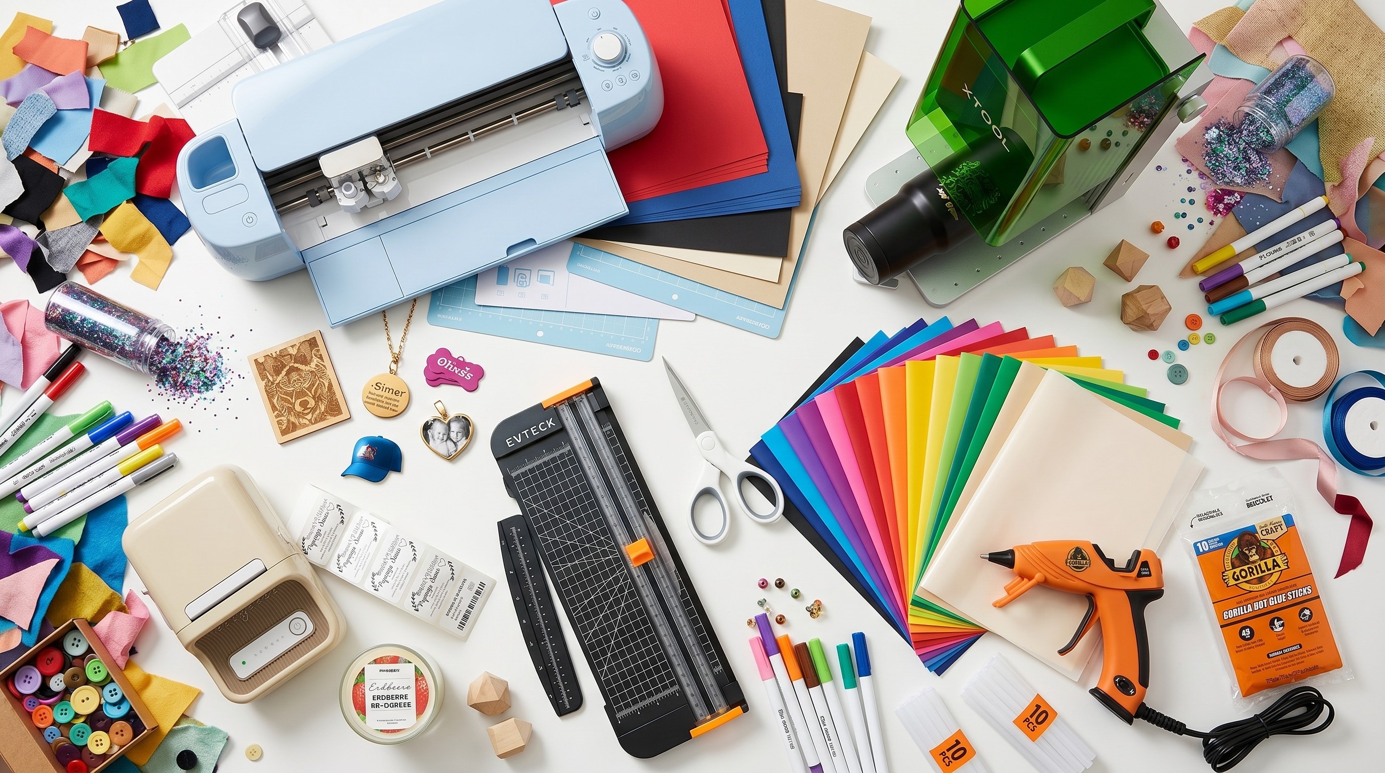 collection of crafty products