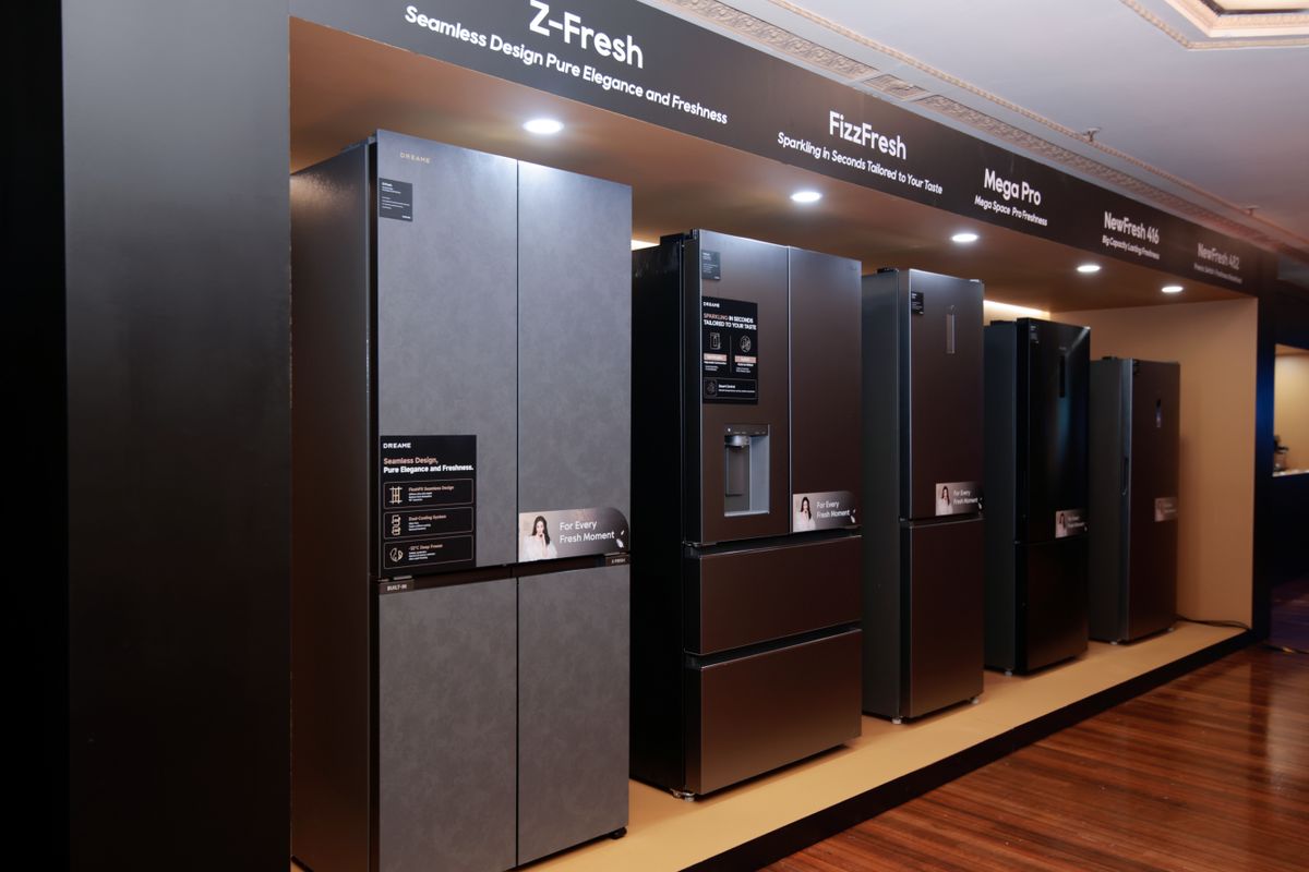 Dreame Fridge range on display